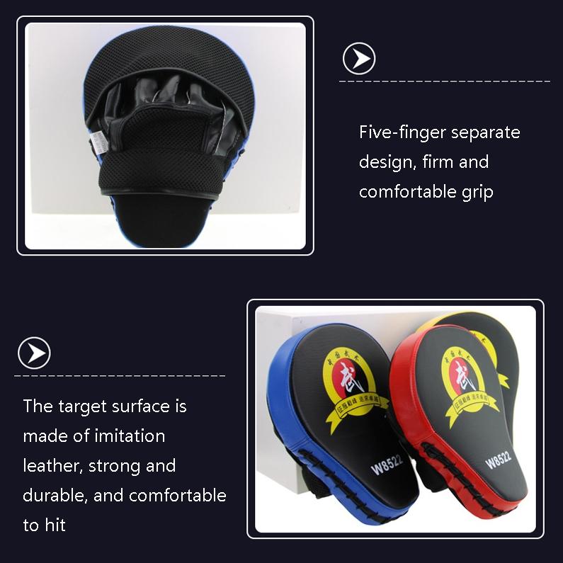 Curved Sanda Boxing Hand Target For Adults - Yellow