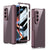 For Samsung Galaxy Z Fold4 5G Magnetic Hinged Folding Case - Wine Red