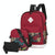 Versatile Student Backpack with Usb Port - College Style - Blue