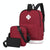 Versatile Student Backpack with Usb Port - College Style - Blue