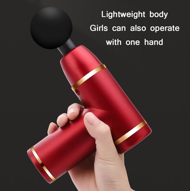 Micro-Current Cervical Spine Massager - Button Version - Red