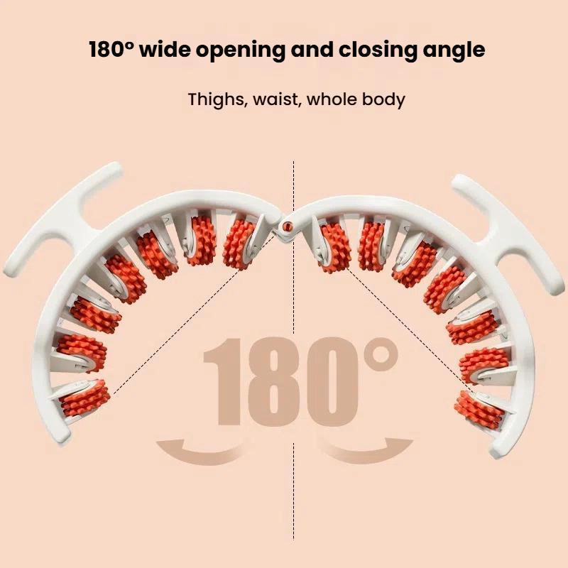 Kedu Slimming Leg Roller Inner Thigh & Calf Massager - Cherry Pink