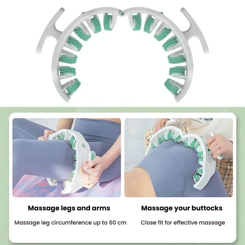 Kedu Slimming Leg Roller Inner Thigh & Calf Massager - Cherry Pink