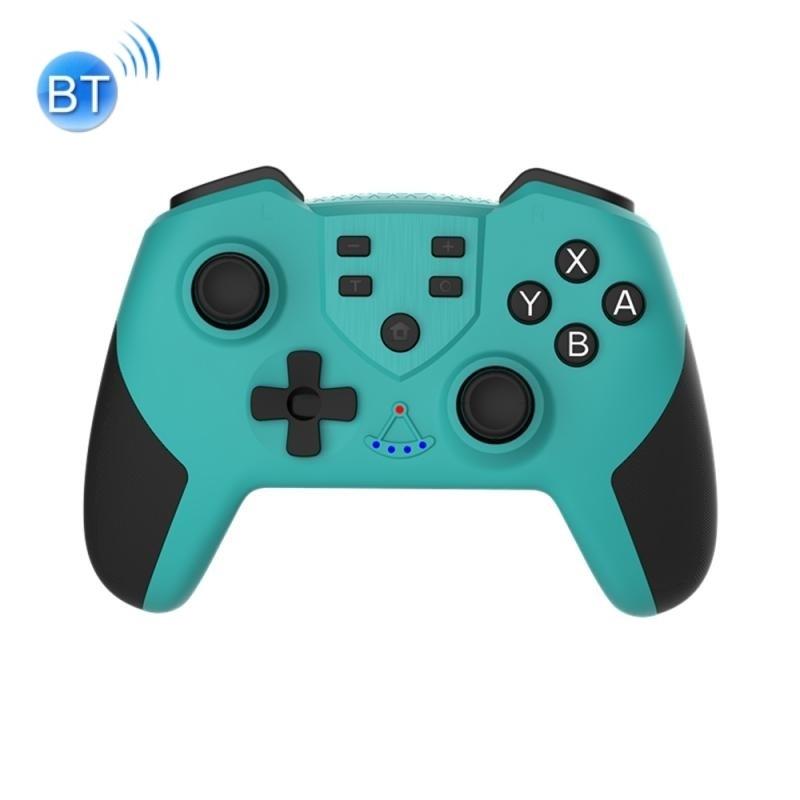 Wireless Six-axis Tooth Handle for Switch Pro - Blue Green