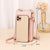 Women Touch Screen Shoulder Bag For Mobile Phones - Deep Pink