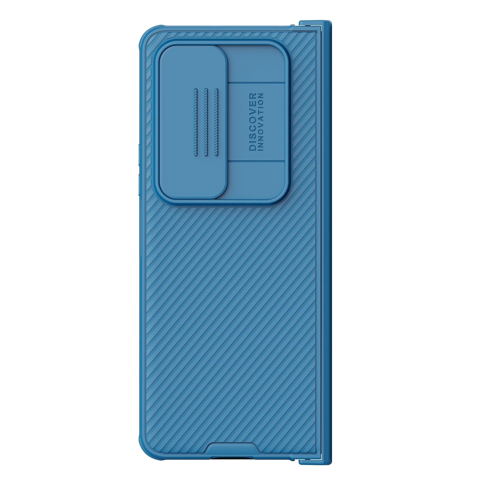 For Samsung Galaxy Z Fold4 5G Mirror Pro Camshield Case Set - Green