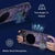 Steam Deck Gaming Console Case With Transparent Thermal Back And Bracket - Cyan