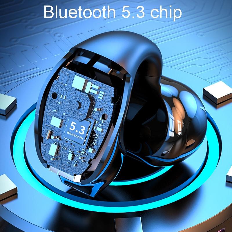 Wireless Clip-on Bluetooth Earphone for Sports and Gaming - Light Skin