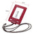 Leather Rfid Card Holder Lanyard - Compact & Secure - Coffee