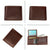 Leather Rfid Wallet with Card Slots for Men - 8020 Coffee