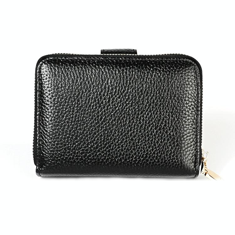 Men Anti-magnetic Leather Rfid Wallet - Black - Coffee
