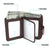 Men Anti-magnetic Leather Rfid Wallet - Black - Coffee