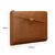Premium Leather Business Laptop / Tablet Zipper Bag - Universal Fit - Coffee