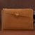 Premium Leather Business Laptop / Tablet Zipper Bag - Universal Fit - Coffee