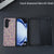 For Samsung Galaxy Z Fold4 5G Foldable Diamond Case - Compact And Stylish - Flash Green