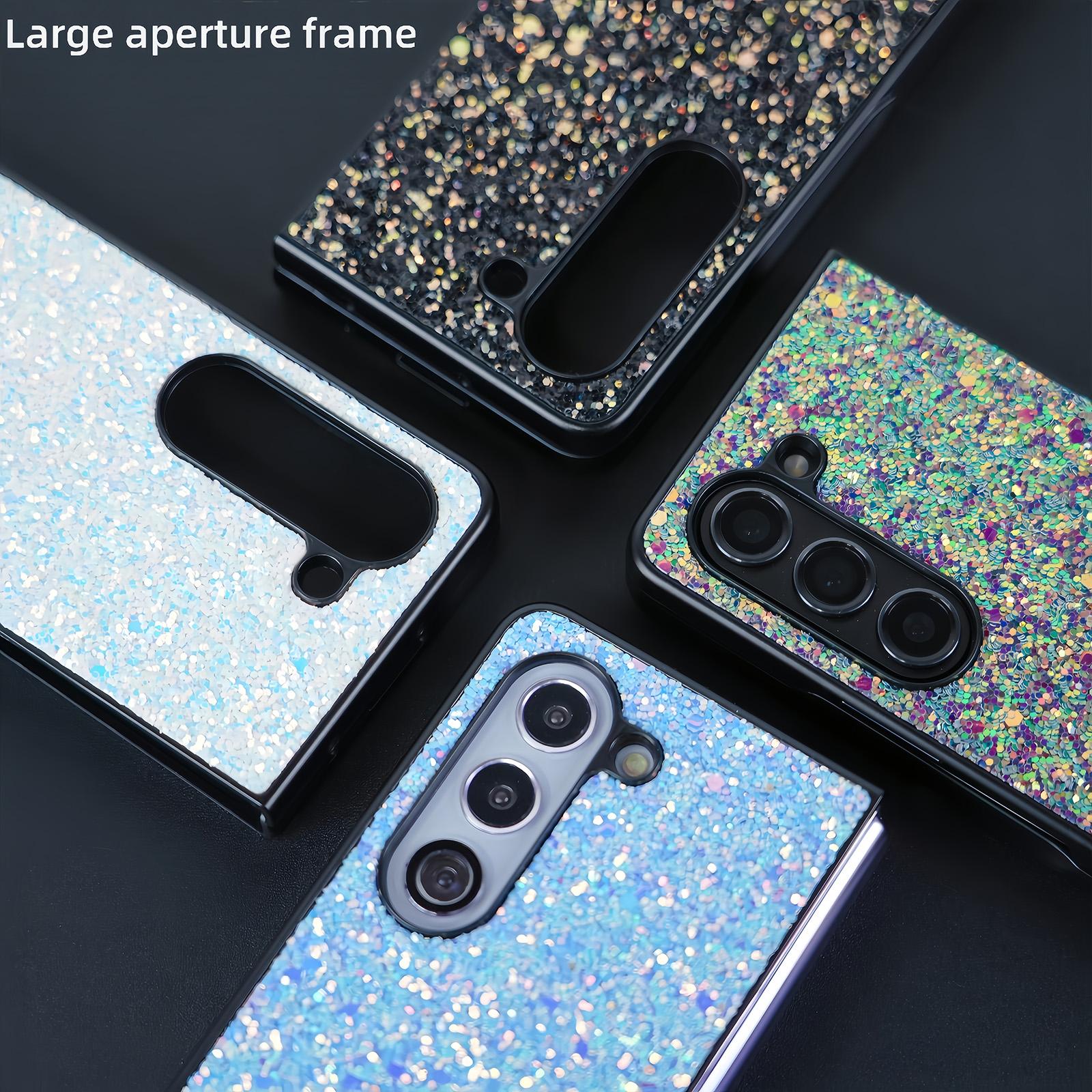For Samsung Galaxy Z Fold4 5G Foldable Diamond Case - Compact And Stylish - Flash Green