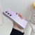 For Samsung Galaxy Z Fold4 5G Geometric Gradient Leather Phone Case - Pearlescent Finish - Silver