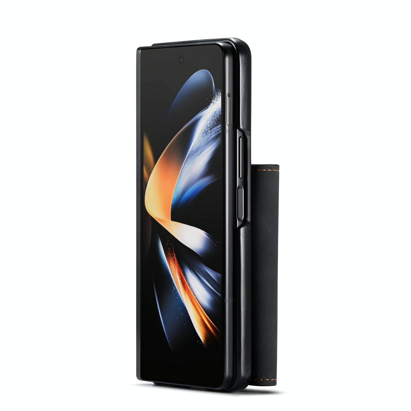 For Samsung Galaxy Z Fold4 5G Multi-Card Phone Case - Fits Dg.Ming M2 Series - Coffee