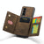 For Samsung Galaxy Z Fold4 5G Multi-Card Phone Case - Fits Dg.Ming M2 Series - Coffee