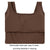 Yoga Bodysuit With Chest Pad Size L Tight Fit - Blue Gray - M