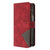 For Samsung Galaxy Z Fold4 5G Leather Zip Wallet With Rhombus Texture - Brown