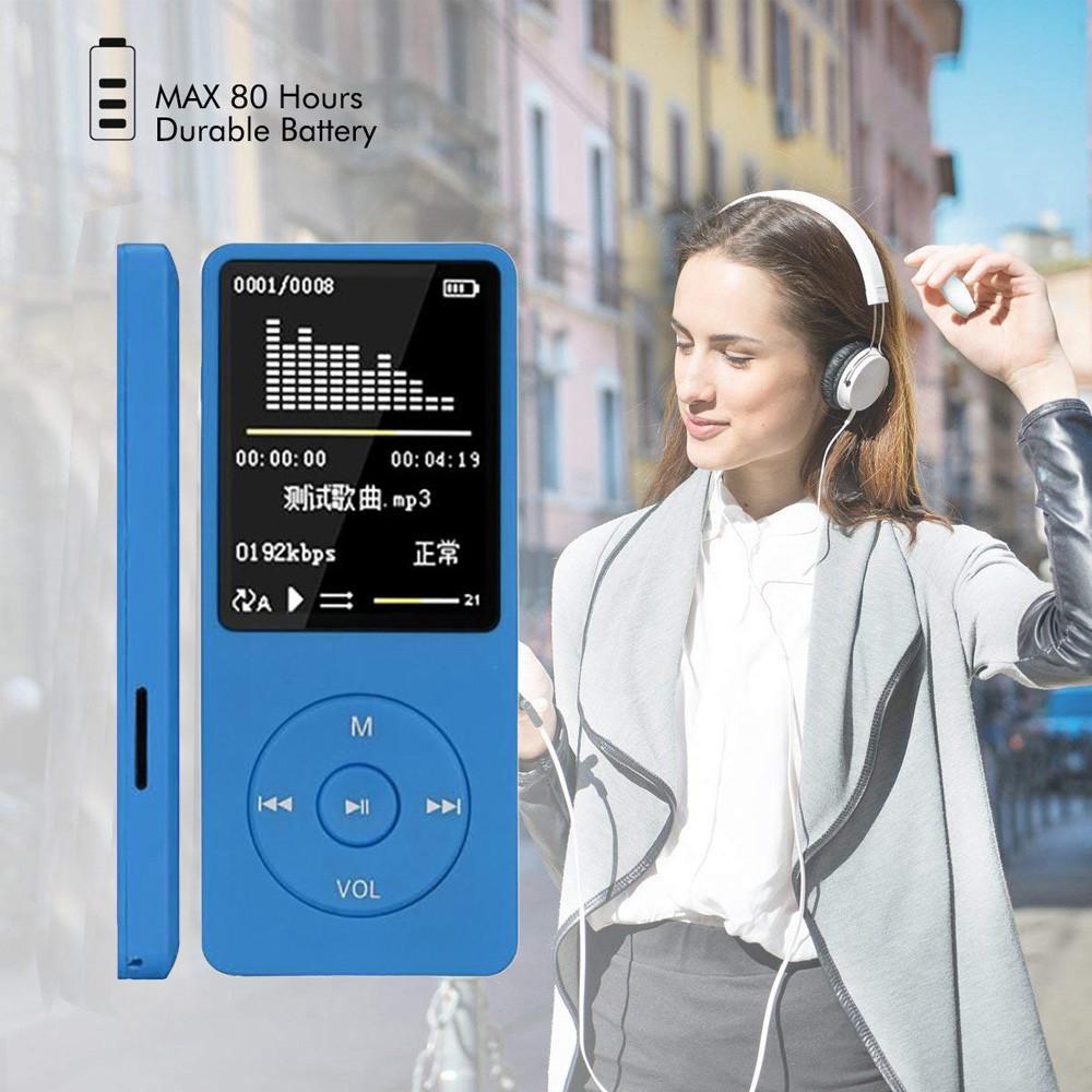 8Gb Portable Lcd Fm Radio Mp3 Mp4 Player - Pink 8Gb