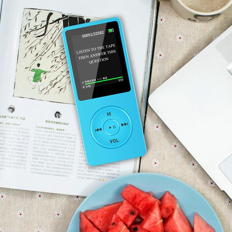 8Gb Portable Lcd Fm Radio Mp3 Mp4 Player - Pink 8Gb
