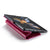 For Samsung Galaxy Z Fold4 5G Premium Crazy Horse Leather Phone Case - Wine Red