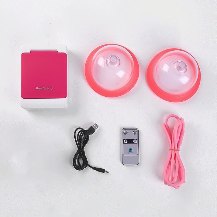 Portable Electric Chest Massager Usb Charging Remote Control - C Cup