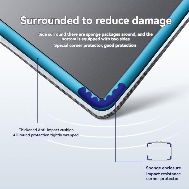 14 Inch Waterproof Laptop Handbag In Bg-01 Design - Grey - 16 Inch