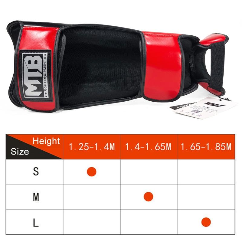 Training Leg Guards For Freestyle Grappling And Thai Boxing - Ankle Protection - Blue