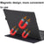 Protective Leather Laptop Case With Stand - 15.6 Inch - Wine Red - For Samsung Galaxy Book Pro 360