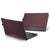 Protective Leather Laptop Case With Stand - 15.6 Inch - Wine Red - For Samsung Galaxy Book Pro 360