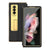 For Samsung Galaxy Z Fold4 5G Flip Case With Tempered Film - Textured Hinge - Gold