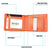 Anti-magnetic Leather Wallet with Zipper for Men - Rfid Protection - Coffee