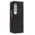 For Samsung Galaxy Z Fold4 5G Leather Phone Case With Side Buckle - Dark Green