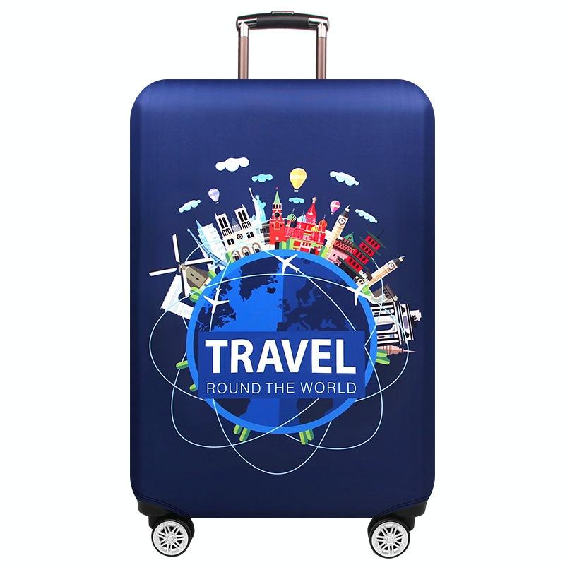 Thickened Luggage Cover - Elastic Wear-resistant Anti-dust Protection - Size l - Happy Planet