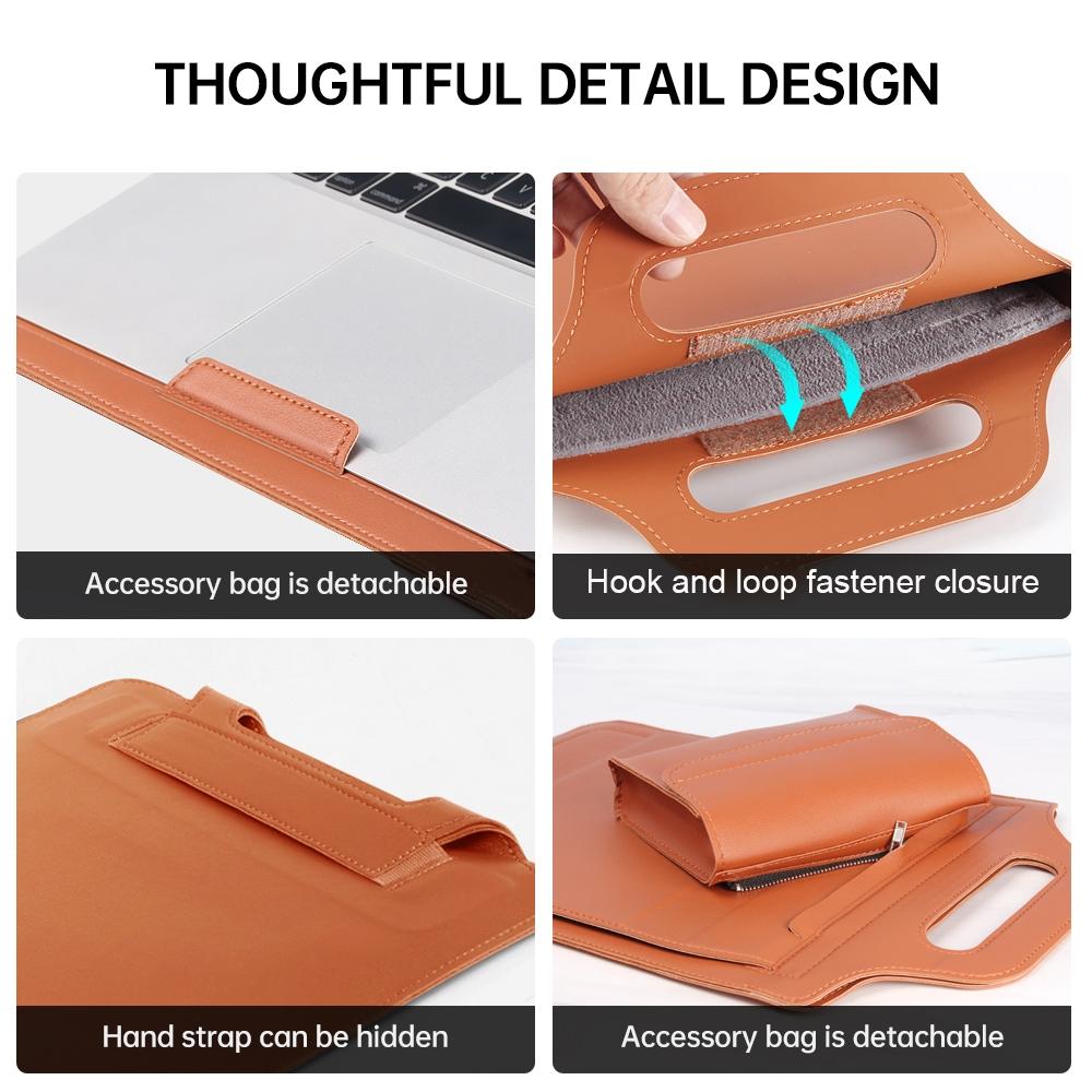 Versatile Laptop Bag with Mouse Pad Stand - Blue