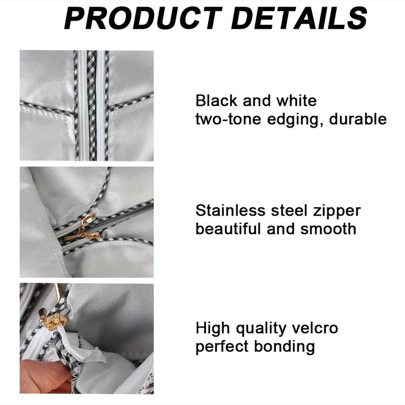 Waterproof Dustproof Cover for 420d Roller Boiler Washing Machine - 60x53x85cm Size - Black - 60X64X85Cm