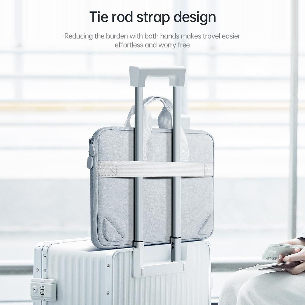 Portable Oxford Laptop Bag - Durable Fabric Multiple Colours - Black