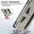 For Samsung Galaxy Z Fold4 5G Shockproof Foldable Leather Case With Stylus - Grey