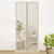190x100cm Magnetic Mosquito-proof Screen Door Curtain - Magic Mesh - Coffee