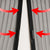 190x100cm Magnetic Mosquito-proof Screen Door Curtain - Magic Mesh - Coffee