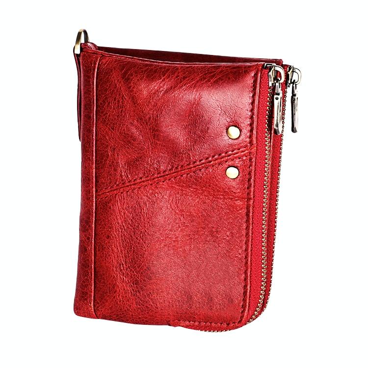 Men Leather Rfid Wallet - Antimagnetic - Coffee