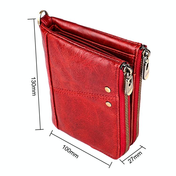 Men Leather Rfid Wallet - Antimagnetic - Coffee