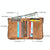 Men Leather Rfid Wallet - Antimagnetic - Coffee