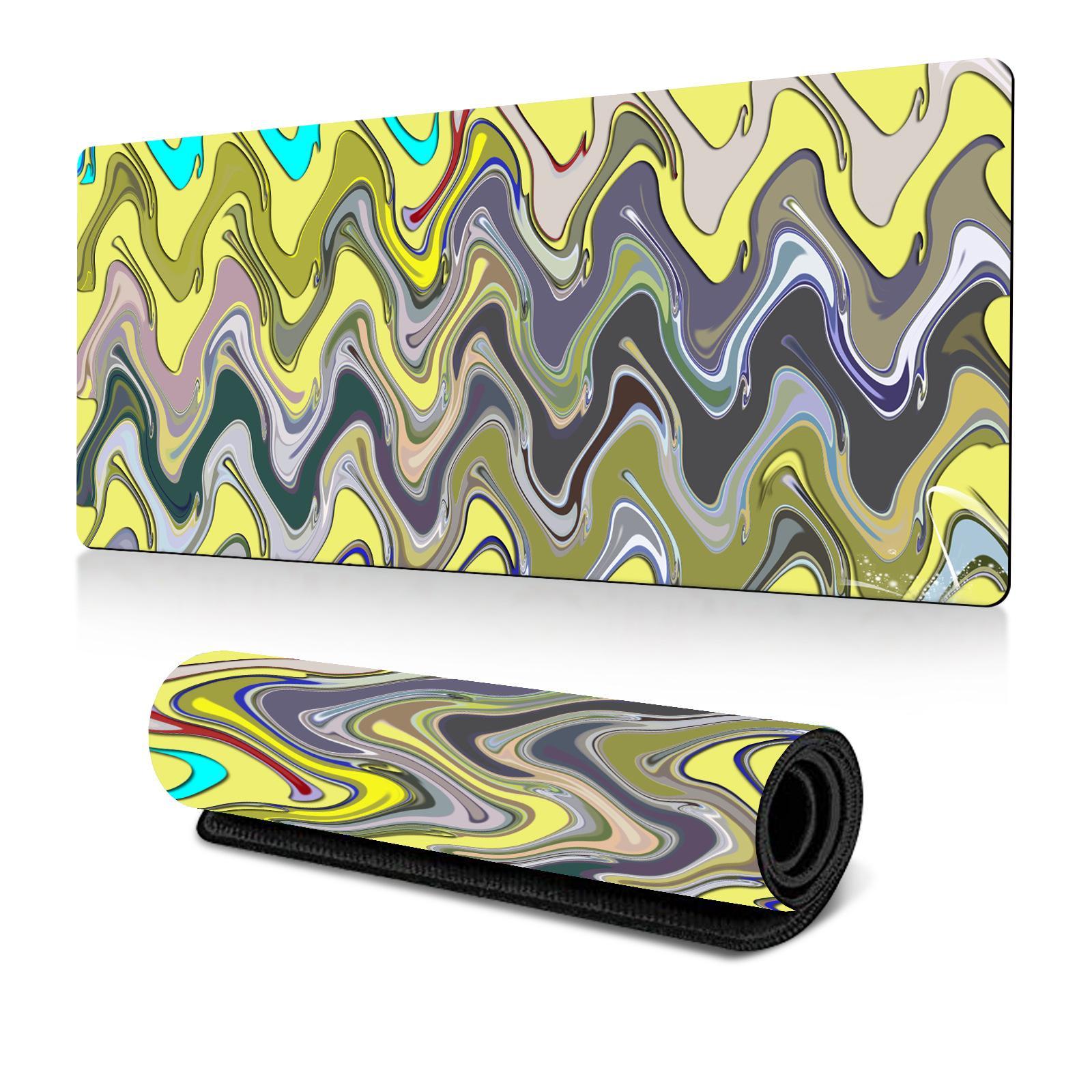 Abstract Gaming Mouse Pad 300 X 600 X 2Mm - Abstract Fluid 30 - 400X900X2Mm