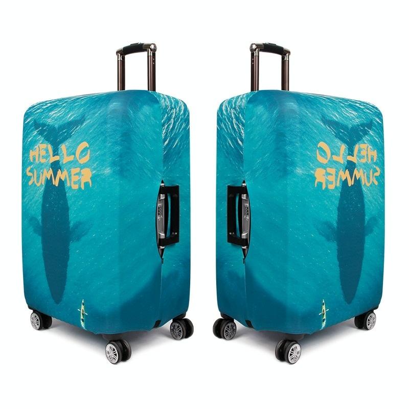 Protective Cover for Trolley Luggage - Durable and Dustproof - Large Size - Summer Sea - Xl