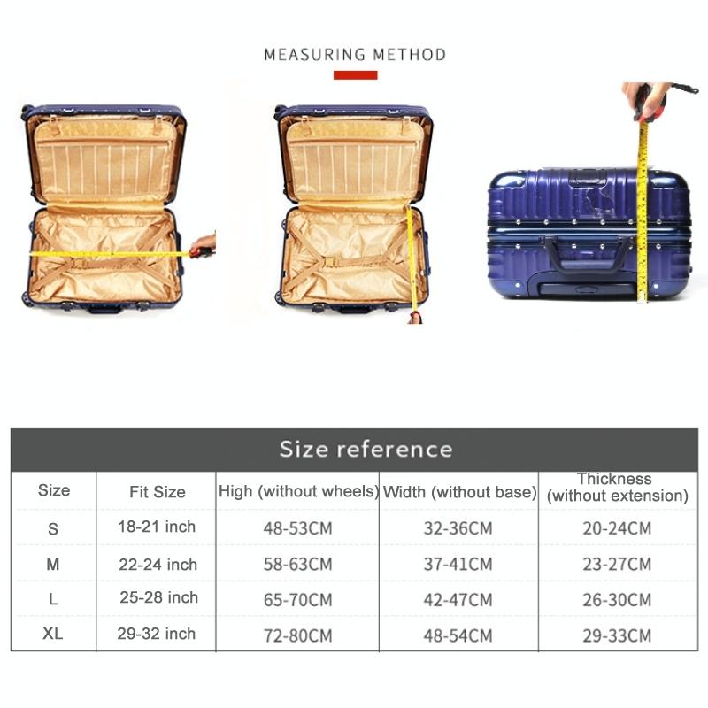 Protective Cover for Trolley Luggage - Durable and Dustproof - Large Size - Summer Sea - Xl