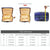 Protective Cover for Trolley Luggage - Durable and Dustproof - Large Size - Summer Sea - Xl